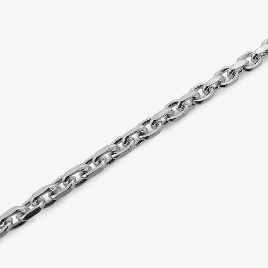 Collana Diamantata 40 cm Argento Particolare