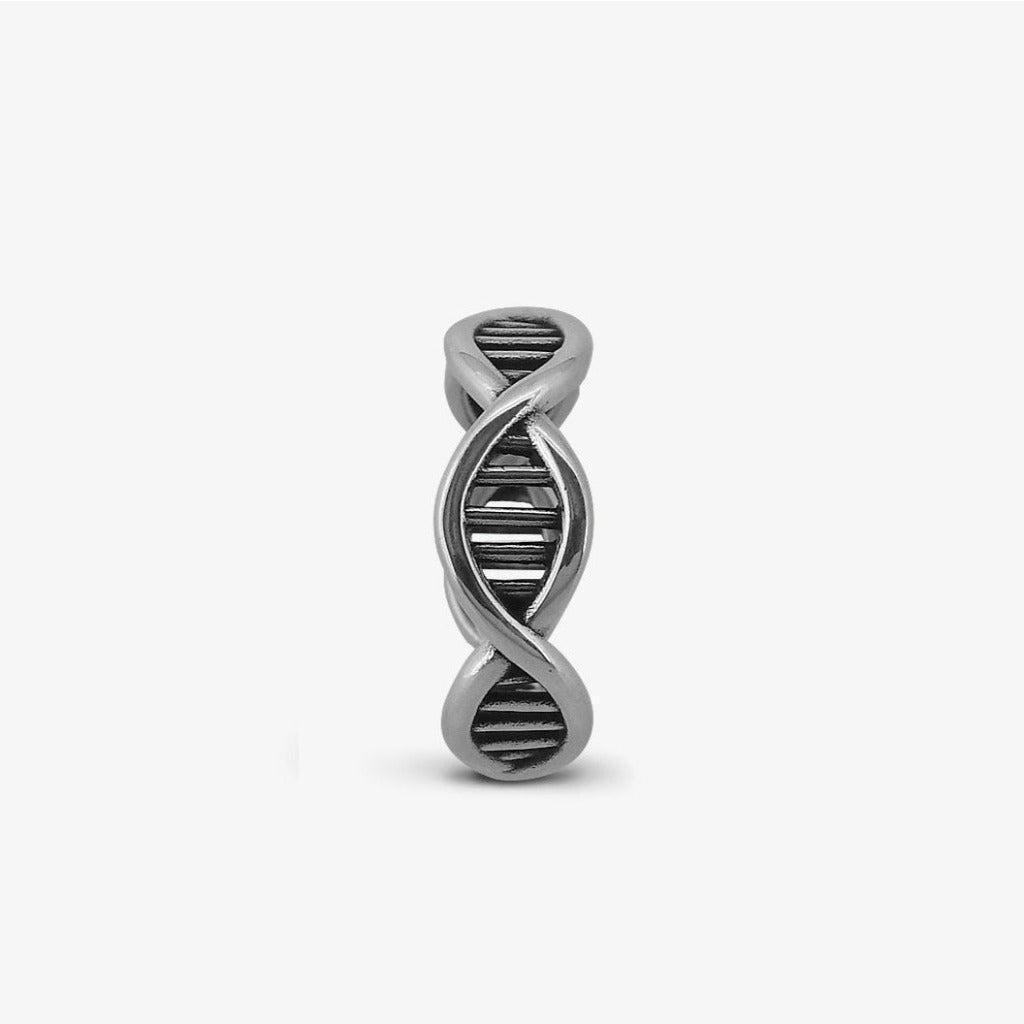 Anello DNA Argento