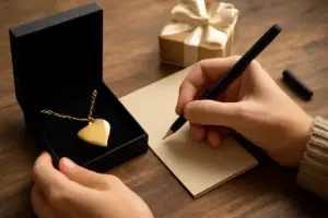 Come scrivere una dedica su un gioiello regalo? Suggerimenti per emozionare senza essere scontati