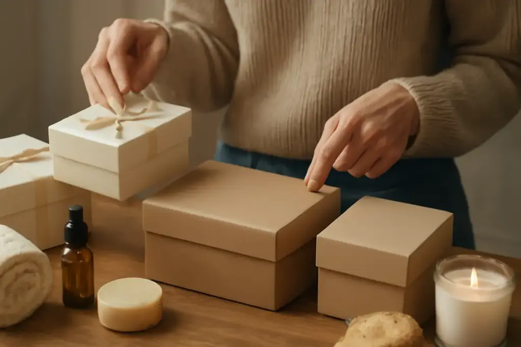 Come scegliere la scatola giusta per un regalo di benessere? Il dettaglio che amplifica l’emozione