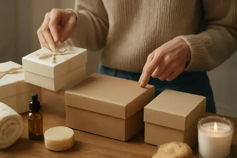 Come scegliere la scatola giusta per un regalo di benessere? Il dettaglio che amplifica l’emozione