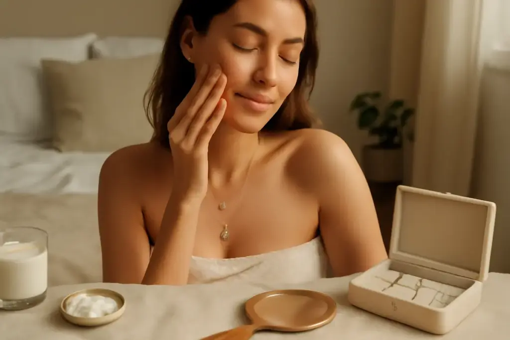 Routine di auto-coccole con gioielli simbolici: i motivi per inserirli nel self-care